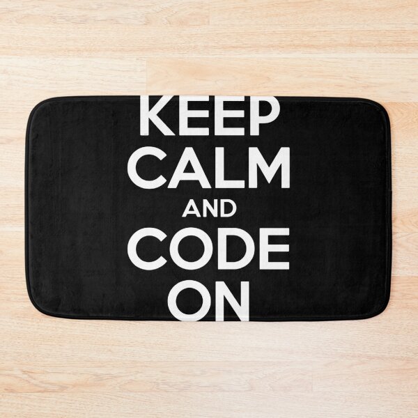 Item preview, Inspirational Keep Calm and Code On designed and sold by InsanseCreation.