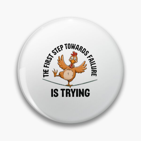 Item preview, Chicken trying, failure, hope, funnyfits70, Humor, Funny, retro, vintage, funny quotes, animal humor, designed and sold by FunnyFits70.