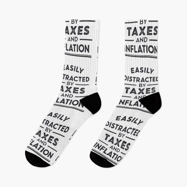 Item preview, Easily Distracted by Tax Fees and Inflation - Humorous Financial Stress Design designed and sold by Colorful-Garden.