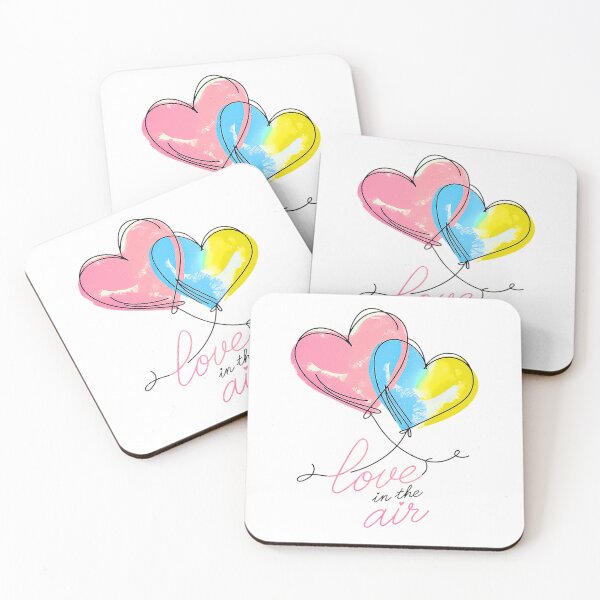 Item preview, Love in the Air Balloon Hearts designed and sold by Amanda's Factory.