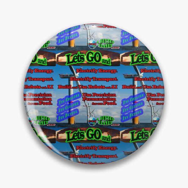 Item preview, Lets Go and Electrify designed and sold by 4ABetterPlanet.