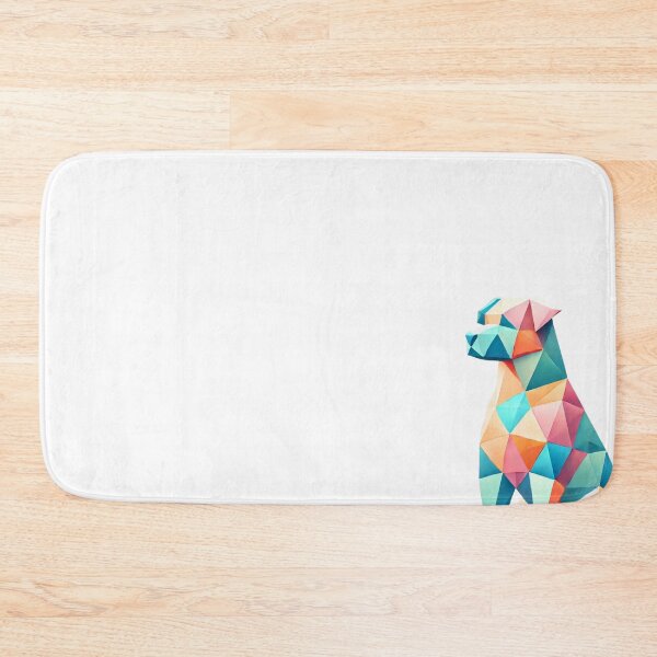 Item preview, Vibrant Geometric Dog designed and sold by becauseturkey.