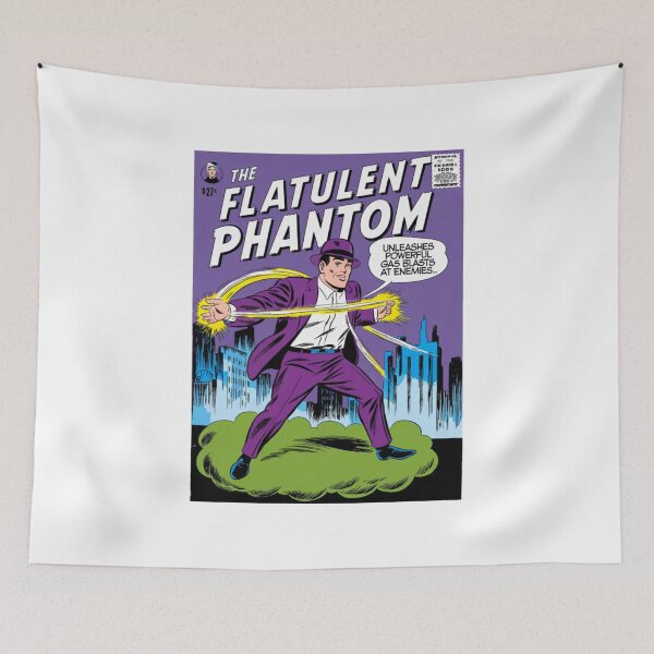 Item preview, Fartman, phantom, fart, smelly, superhero, funnyfits70, Humor, Funny, retro, vintage, funny quotes, animal humor, designed and sold by FunnyFits70.