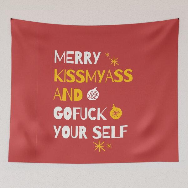 Item preview, Merry kiss my ass and go fuck yourself designed and sold by Rlyehinmate.
