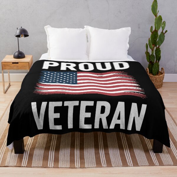 Item preview, Proud Veteran American Flag Design designed and sold by InsanseCreation.