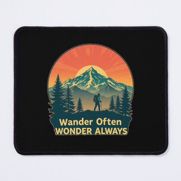Item preview, Hiking Retro Adventure Camp Art Outdoor Nature Motivational Positivity designed and sold by Kia Blaze.