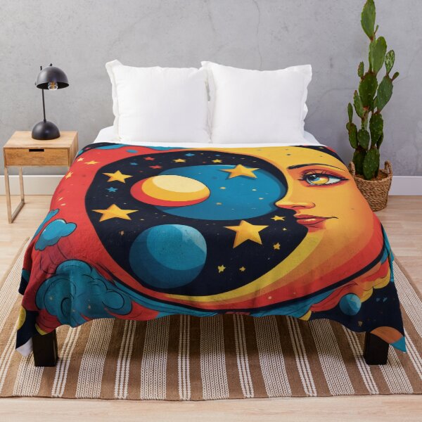 Item preview, Geometric Stars and Pop Art Moon designed and sold by ImmersiveArt Era.