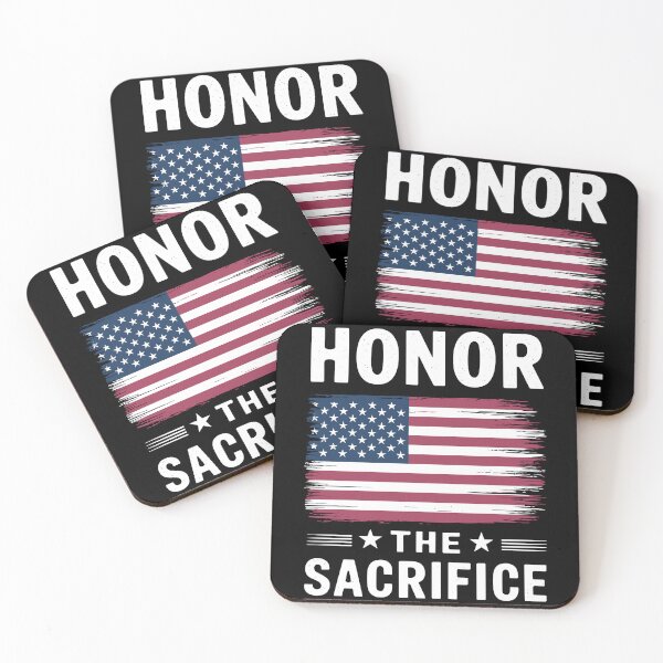 Item preview, Honor the Sacrifice Patriotic Flag Design designed and sold by InsanseCreation.