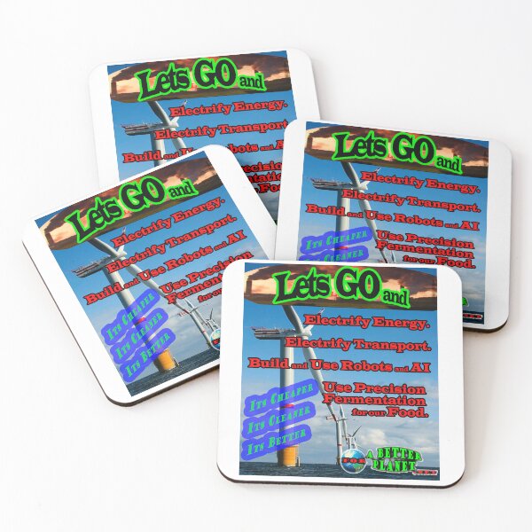 Item preview, Lets Go and Electrify designed and sold by 4ABetterPlanet.