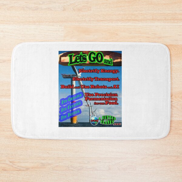 Item preview, Lets Go and Electrify designed and sold by 4ABetterPlanet.