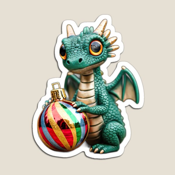 Item preview, Christmas Dragon 3 designed and sold by DiscoGypsyFish.