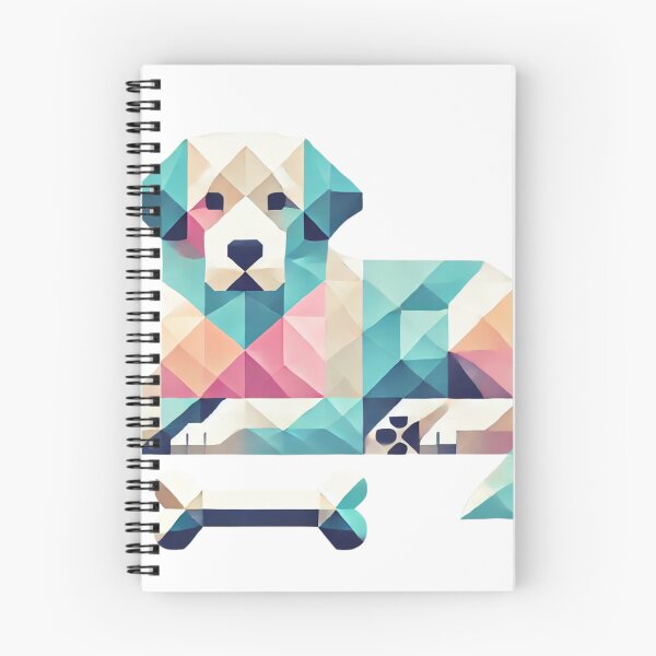 Item preview, Geometric Dog with a Bone designed and sold by becauseturkey.