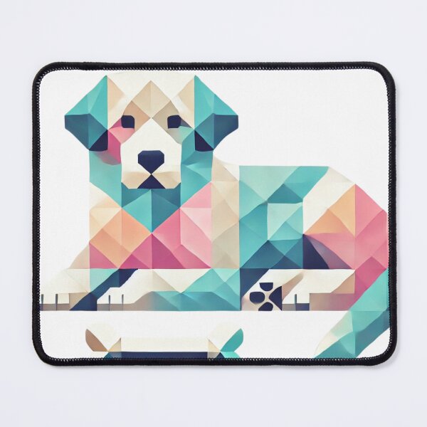 Item preview, Geometric Dog with a Bone designed and sold by becauseturkey.