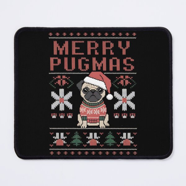 Item preview, Merry Pugmas Christmas Pug designed and sold by DomTeesHaven.