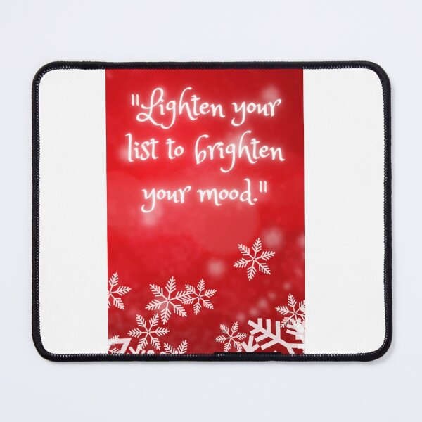 Item preview, "Lighten your list to brighten your mood." designed and sold by CUTESTUFFnow.