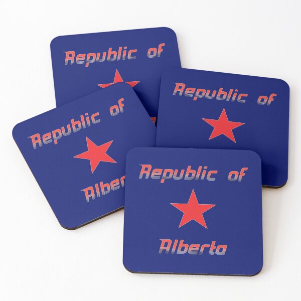 Item preview, REPUBLIC OF ALBERTA (Red with Grey Outline) designed and sold by MEDIA PUBLISHER.