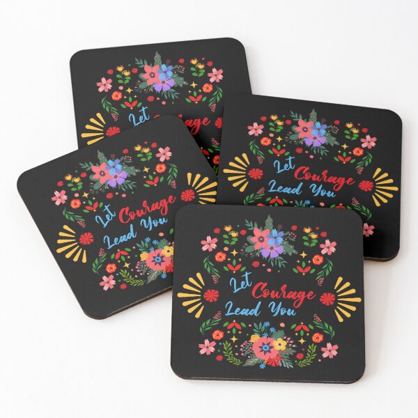 Item preview, Floral Inspiration – Let Courage Guide You designed and sold by artemiscape.