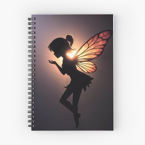 Item preview, Silhouetted Mystical Pixie with Backlit Glow designed and sold by Vitalka-uk.