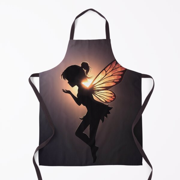 Item preview, Silhouetted Mystical Pixie with Backlit Glow designed and sold by Vitalka-uk.