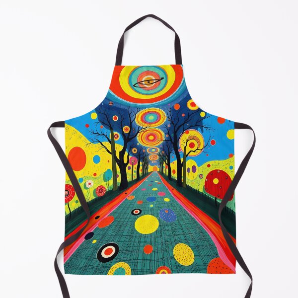 Item preview, Whimsical Optical Illusion in Vibrant Folk Art Style designed and sold by Vitalka-uk.