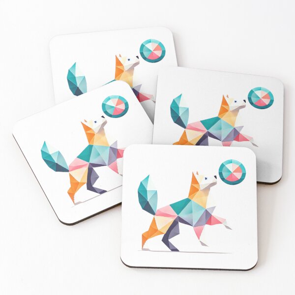 Item preview, Playful Geometric Dog designed and sold by becauseturkey.