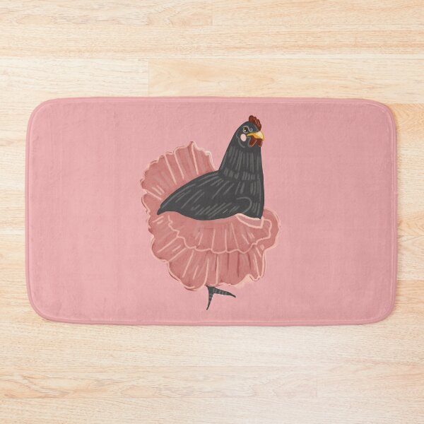 Item preview, Ballerina hen, happy hen, chicken, henhouse, poultry, black chicken  designed and sold by Dormitria.