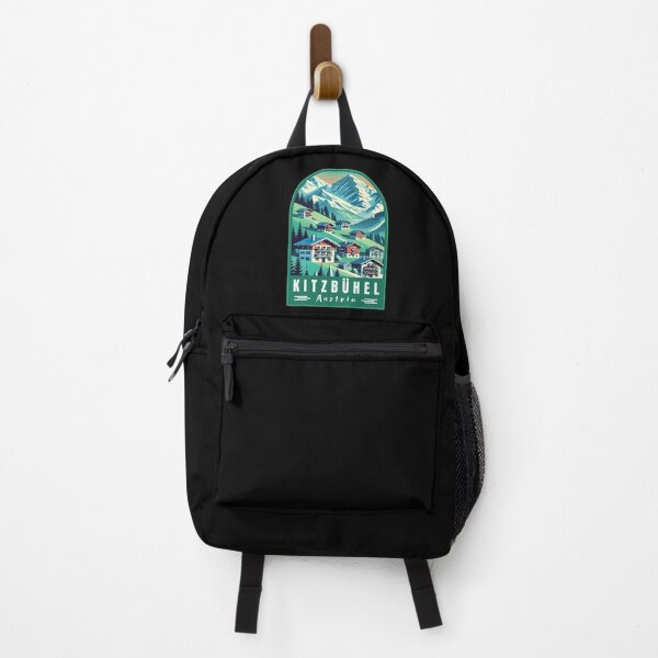Item preview, Kitzbühel in Tirol (Kitzbühel Alps) Austria Retro Art Travel Emblem designed and sold by MaateoDesign.
