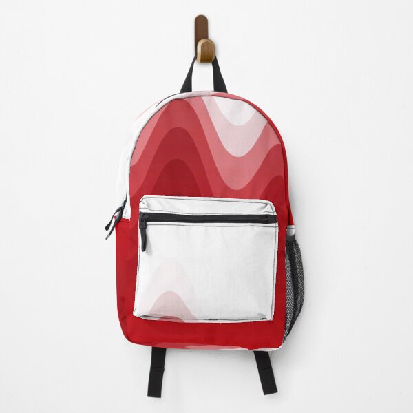 Item preview, Abstract Red and White Wave Patterns designed and sold by MarkymarkF.