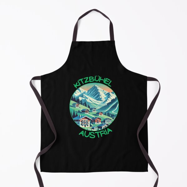 Item preview, Kitzbühel in Tirol (Kitzbühel Alps) Austria Retro Art Travel Emblem designed and sold by MaateoDesign.