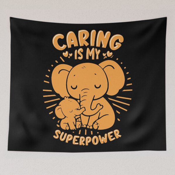 Item preview, Caring Is My Superpower – Childcare Worker Gift Design designed and sold by BDLuck2021.