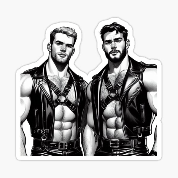 Item preview, Gay Leather Daddies Rock Tom of Finland Tribute Leder Pride Graphic Design designed and sold by ItsAKinkThing.