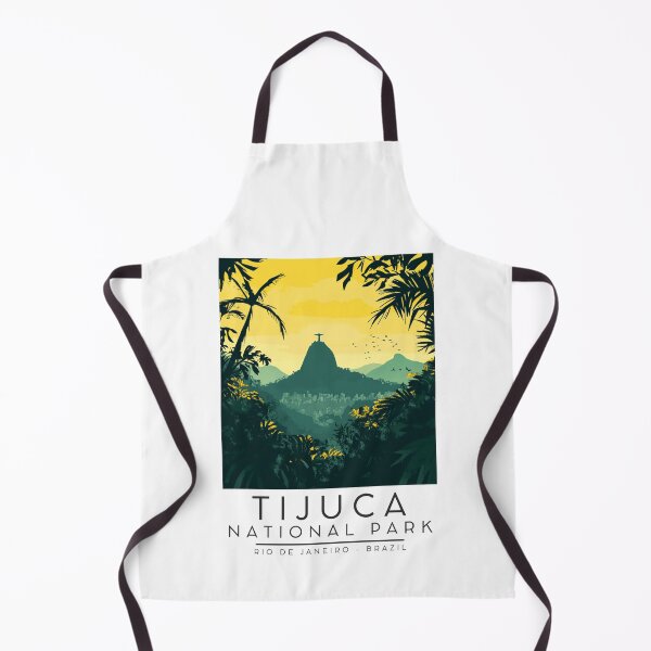 Item preview, A Vintage Illustration of Tijuca National Park - Rio de Janeiro designed and sold by GoodOldVintage.