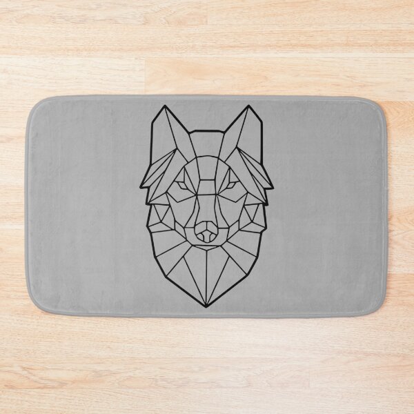 Item preview, Black Geometric Wolf designed and sold by LuizSilva1983.