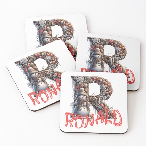 Item preview, Name Ronald. My name is Ronald. Winter initial. designed and sold by MagelliShop.