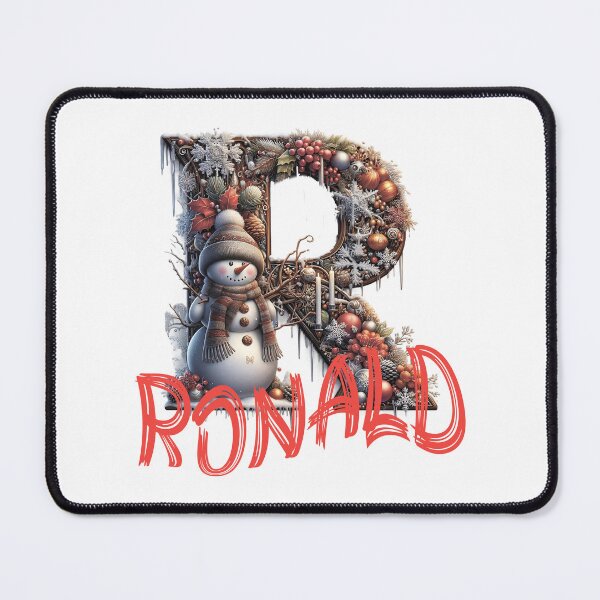 Item preview, Name Ronald. My name is Ronald. Winter initial. designed and sold by MagelliShop.