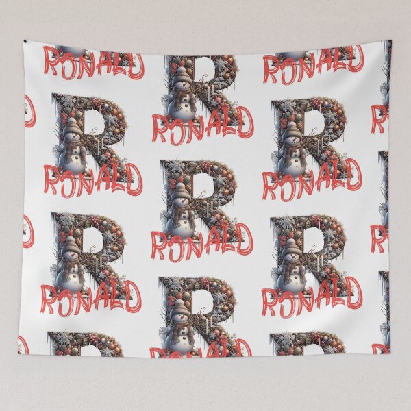 Item preview, Name Ronald. My name is Ronald. Winter initial. designed and sold by MagelliShop.