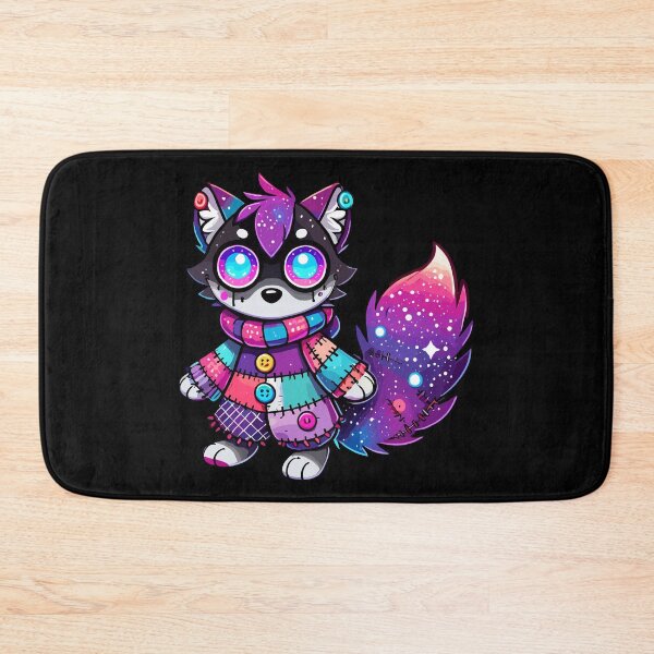 Item preview,  Whimsical Galaxy Voodoo Wolf Doll - Cosmic Mischief designed and sold by Kawaii-n-Spice.