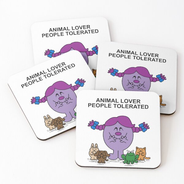 Item preview, Little Miss Animal Lover People Tolerated designed and sold by Scat the cat.