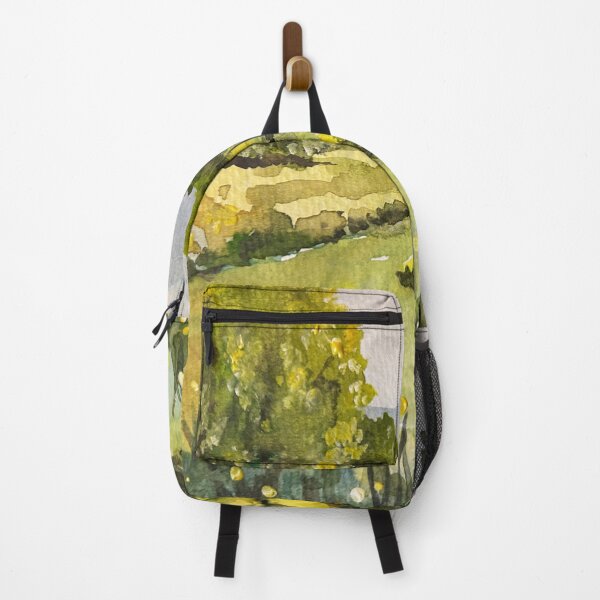 Item preview, Morning Meadow Watercolor Landscape designed and sold by TheArtCave.