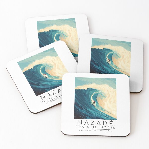 Item preview, A Vintage Illustration of Praia do Norte - Nazaré - Portugal  designed and sold by GoodOldVintage.