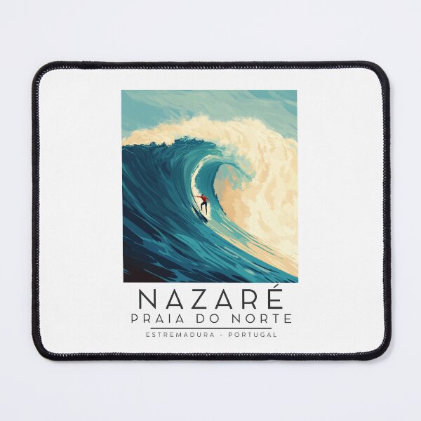 Item preview, A Vintage Illustration of Praia do Norte - Nazaré - Portugal  designed and sold by GoodOldVintage.