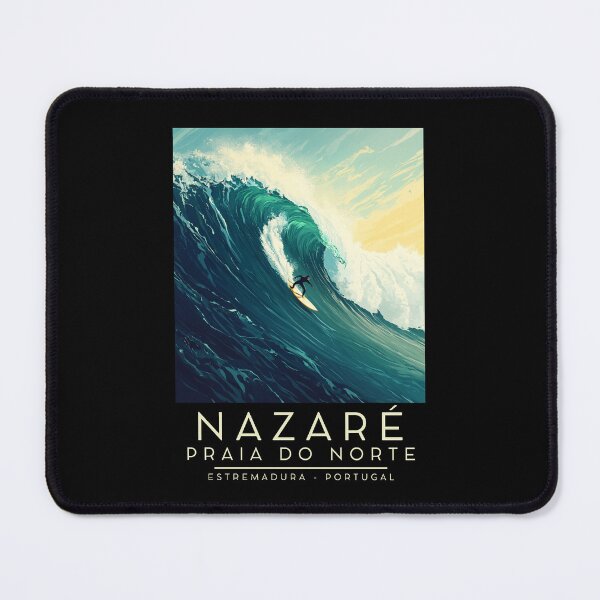 Item preview, A Vintage Illustration of Praia do Norte - Nazaré - Portugal  designed and sold by GoodOldVintage.