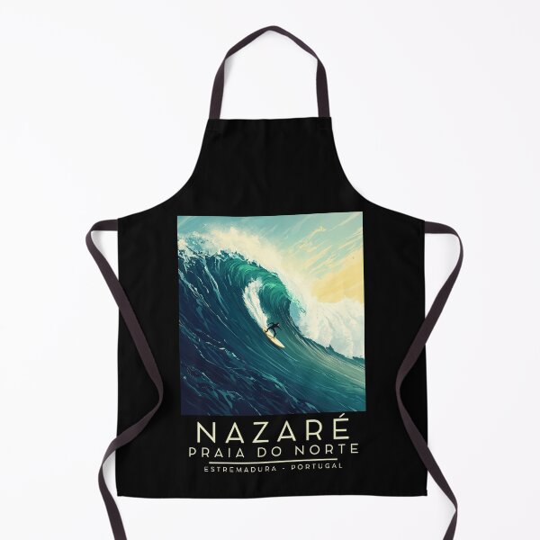 Item preview, A Vintage Illustration of Praia do Norte - Nazaré - Portugal designed and sold by GoodOldVintage.