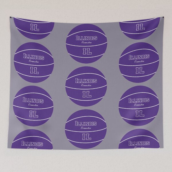 Item preview, Evanston Illinois IL Basketball Design  designed and sold by Lartheviking.