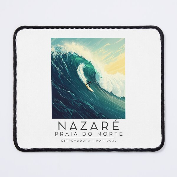 Item preview, A Vintage Illustration of Praia do Norte - Nazaré - Portugal  designed and sold by GoodOldVintage.