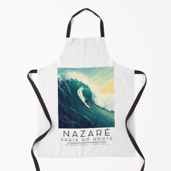 Item preview, A Vintage Illustration of Praia do Norte - Nazaré - Portugal designed and sold by GoodOldVintage.