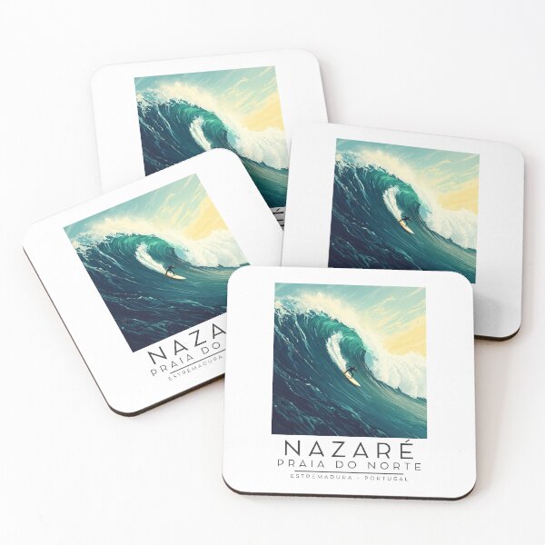 Item preview, A Vintage Illustration of Praia do Norte - Nazaré - Portugal  designed and sold by GoodOldVintage.