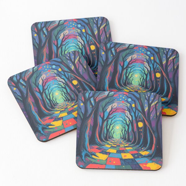 Item preview, Whimsical Path Through an Eerie Mirage designed and sold by Vitalka-uk.