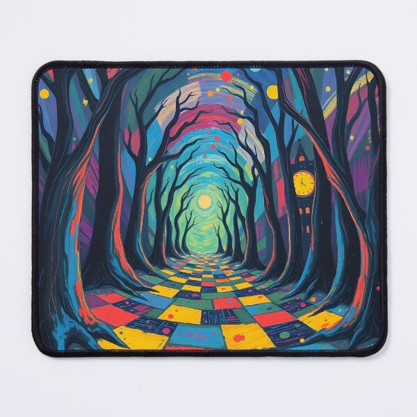 Item preview, Whimsical Path Through an Eerie Mirage designed and sold by Vitalka-uk.