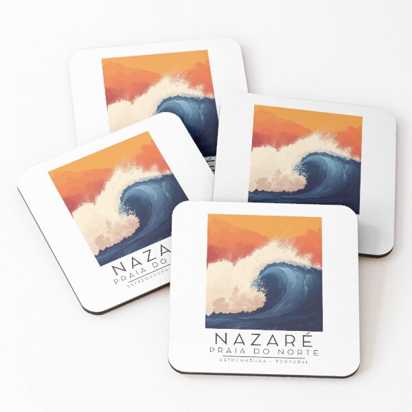 Item preview, A Vintage Illustration of Praia do Norte - Nazaré - Portugal  designed and sold by GoodOldVintage.
